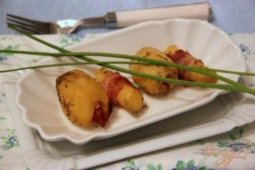 фото рецепта Запеченый картофель с беконом от Джейми