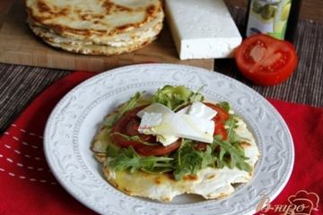 фото рецепта Итальянская лепёшка Пьядина Piadina