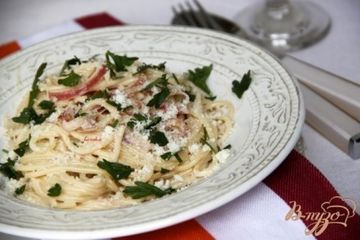 фото рецепта Спагетти с бальзамическим уксусом. Spaghetti all`aceto balsamico