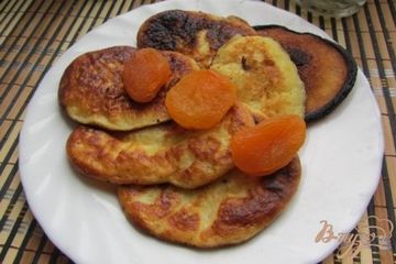 фото рецепта Оладьи с курагой