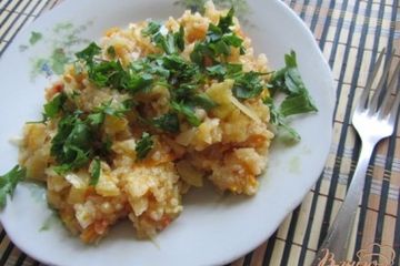 фото рецепта Кабачки тушеные с рисом
