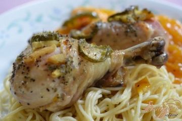 фото рецепта Курица со вкусом манго и имбиря