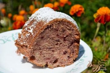 фото рецепта Ежевичный джемовый кекс