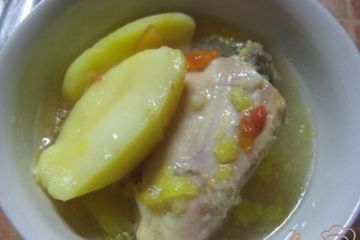 фото рецепта Курица с картофелем по-кубански