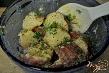 фото рецепта Картофельный салат с горчицей