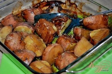 фото рецепта Картофель в бальзамической глазури