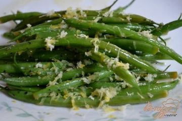 фото рецепта Зеленая фасоль с лимонным вкусом