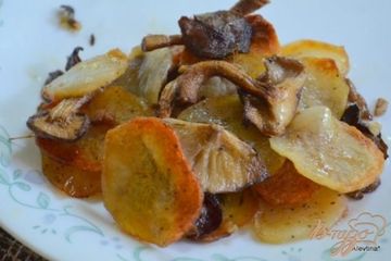 фото рецепта Картофельная галета с грибами