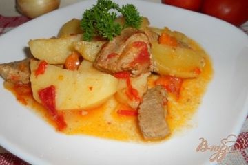 фото рецепта Жаркое из свинины