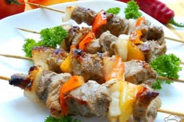 фото рецепта Свиной шашлык на сковороде-гриль
