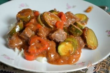 фото рецепта Тушеная говядина Сан-Антонио