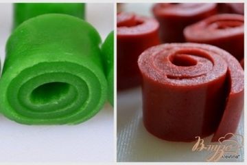 фото рецепта Фруктовый желатиновый рулет