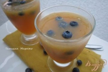 фото рецепта Желе из дыни с апельсиновым соком