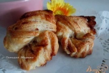 фото рецепта Быстрые слойки с корицей