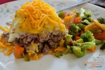 фото рецепта Мясной хлеб под шубой