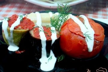 фото рецепта Ассорти  из фаршированных овощей