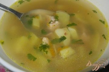 фото рецепта Мясной суп с гречневой крупой