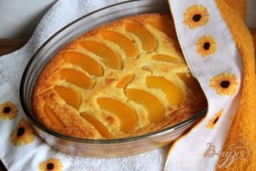 фото рецепта Запеканка из пшена с персиками
