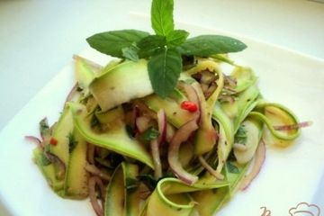 фото рецепта Салат кабачково-мятный