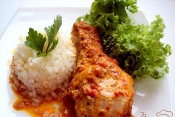 фото рецепта Курица запеченная с аджикой