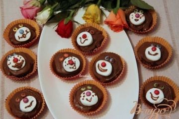 фото рецепта Кексы Мишки... для одноклассников