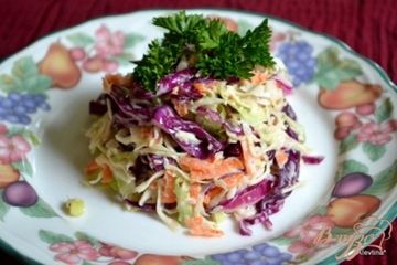 фото рецепта Пряный салат из капусты