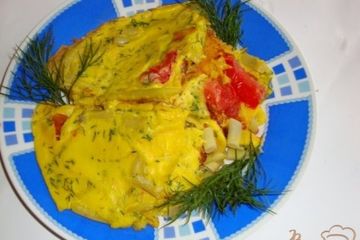 фото рецепта Омлет с овощами