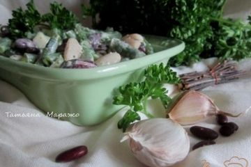 фото рецепта Салат из фасоли