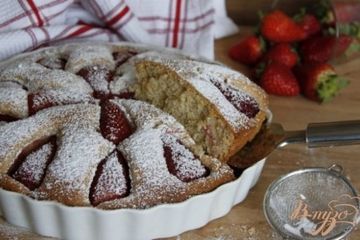 фото рецепта Итальянский тарт с клубникой
