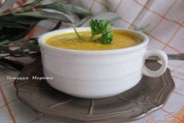 фото рецепта Морковно-кукурузный суп-пюре