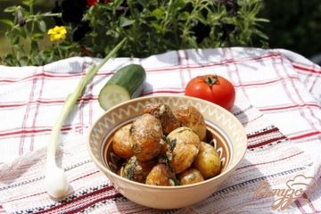 фото рецепта Жареный молодой картофель