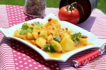 фото рецепта Гуляш из картофеля goulash on poor