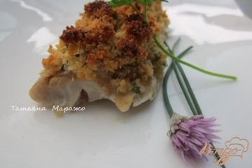 фото рецепта Филе скумбрии под ароматной корочкой (Crute d'herbes)