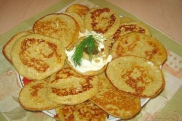 фото рецепта Капустные оладушки из ржаной муки