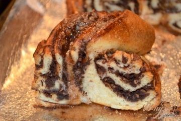 фото рецепта Шоколадный сладкий рулет по-мексикански