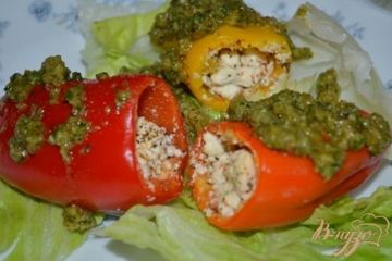 фото рецепта Мини перцы с соусом песто