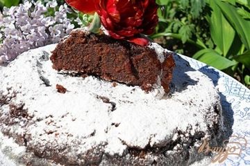 фото рецепта Неординарный шоколадный торт от мамы Джейми Оливера
