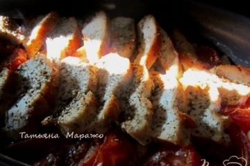 фото рецепта Овощная запеканка с куриными грудками