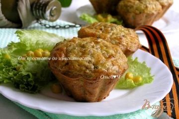 фото рецепта Маффины с зеленой гречкой Здравия желаю!