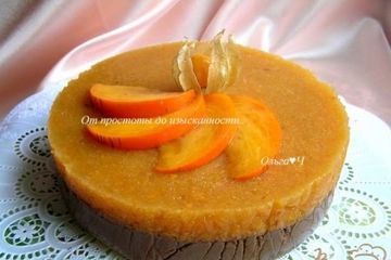 фото рецепта Торт Шоколад и хурма