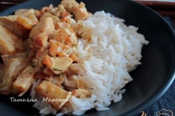 фото рецепта Карри из курицы с ананасом