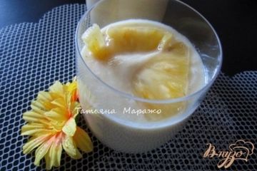 фото рецепта Ананасово-банановый смузи