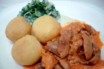 фото рецепта Бефстроганов из куриного мяса