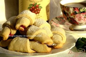 фото рецепта Печенье с брусничным соусом