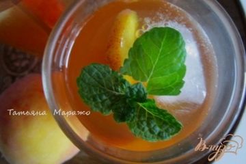 фото рецепта Холодный персиковый чай ( ice tea)