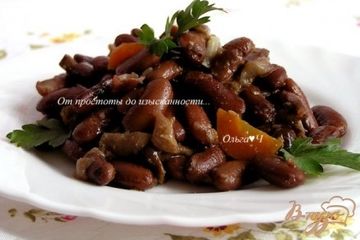 фото рецепта Фасоль с грибами