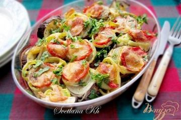 фото рецепта Баклажаны с мясом и овощами