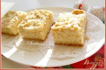 фото рецепта Творожник с яблоками и апельсиновой цедрой