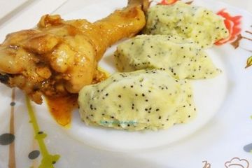 фото рецепта Картофельное пюре с маком