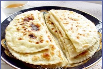 фото рецепта Кутабы с пикантной творожной начинкой